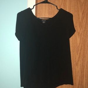 black tee shirt